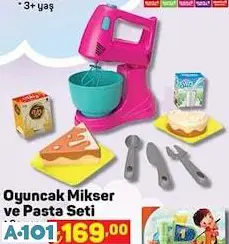 OYUNCAK MİKSER VE PASTA SETİ OYUNCAK MİKSER VE PASTA SETİ